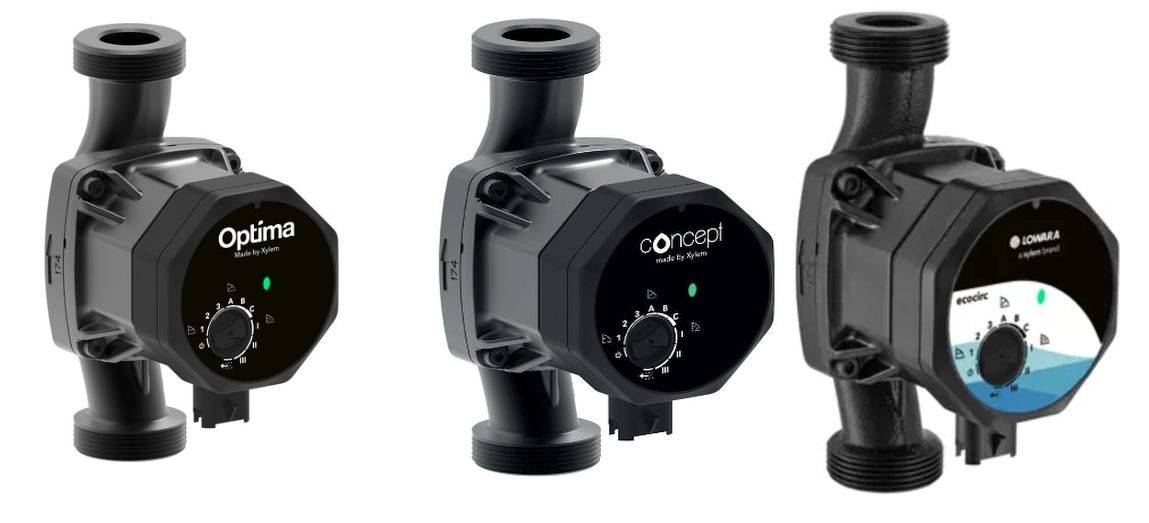 Xylem Lowara Optima Concept Heizungspumpe Ecocirc N 25 40 - 180mm