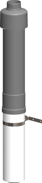 ATEC Dachhochführung 60/100 Schwarz 0458 Dachdurchführung