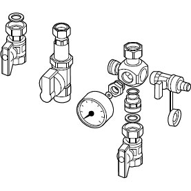 Remeha Calenta ACE S Aufputz Anschluss Set Standard AP 100014250