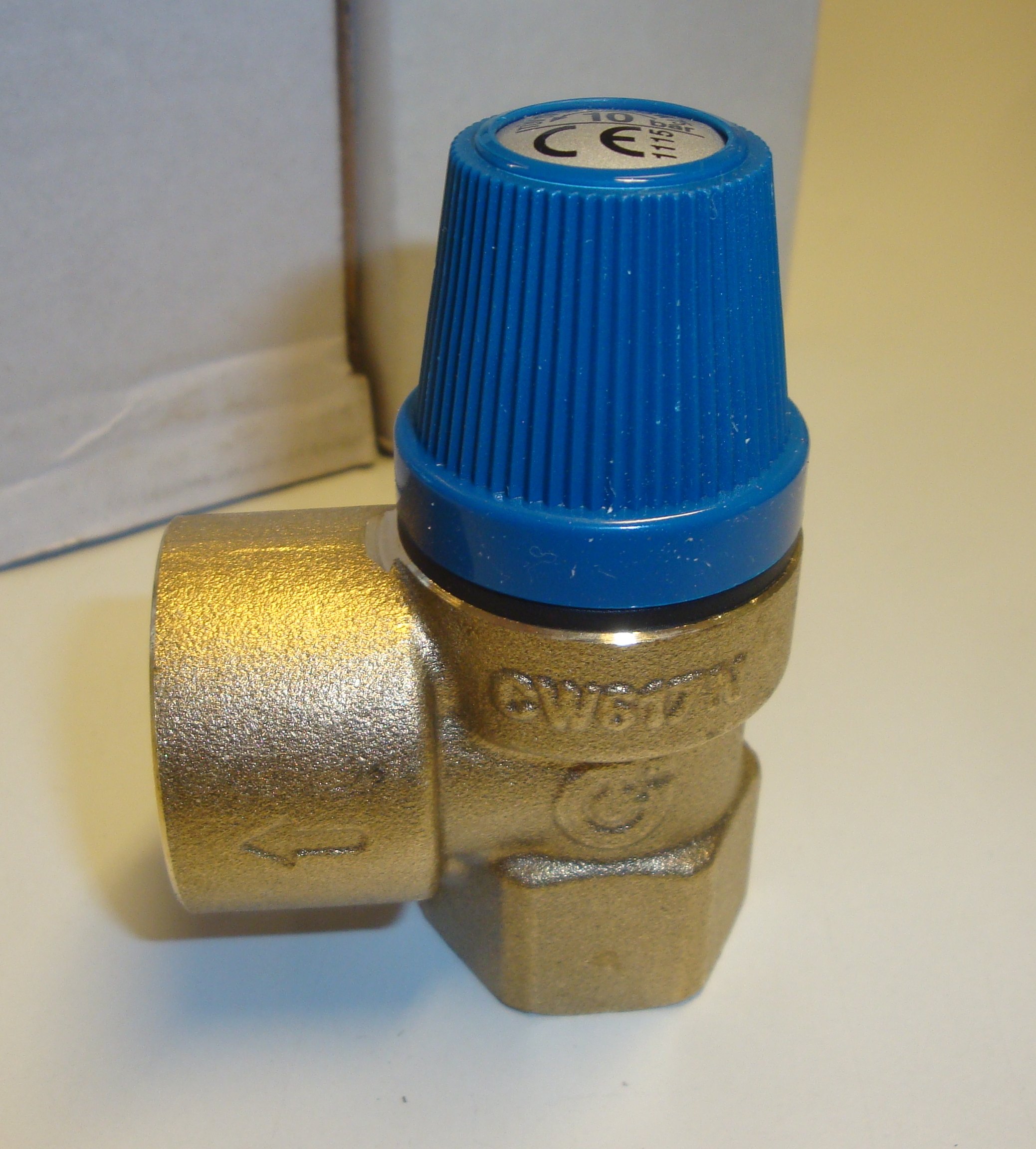 Membran Sicherheitsventil 1/2" x 3/4" WASSER 10 bar 10bar