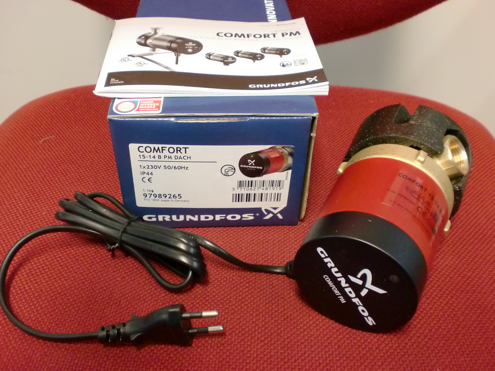 Grundfos Comfort  15-14 B PM DACH Zirkulationspumpe Brauchwasserpumpe 97989265