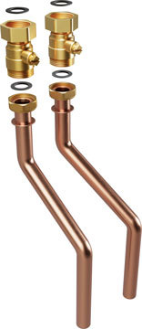 Remeha Erweiterung Anschlusskit Rohrsatz Mercuria E zu Mercuria H Confia 40 E zu 40 H