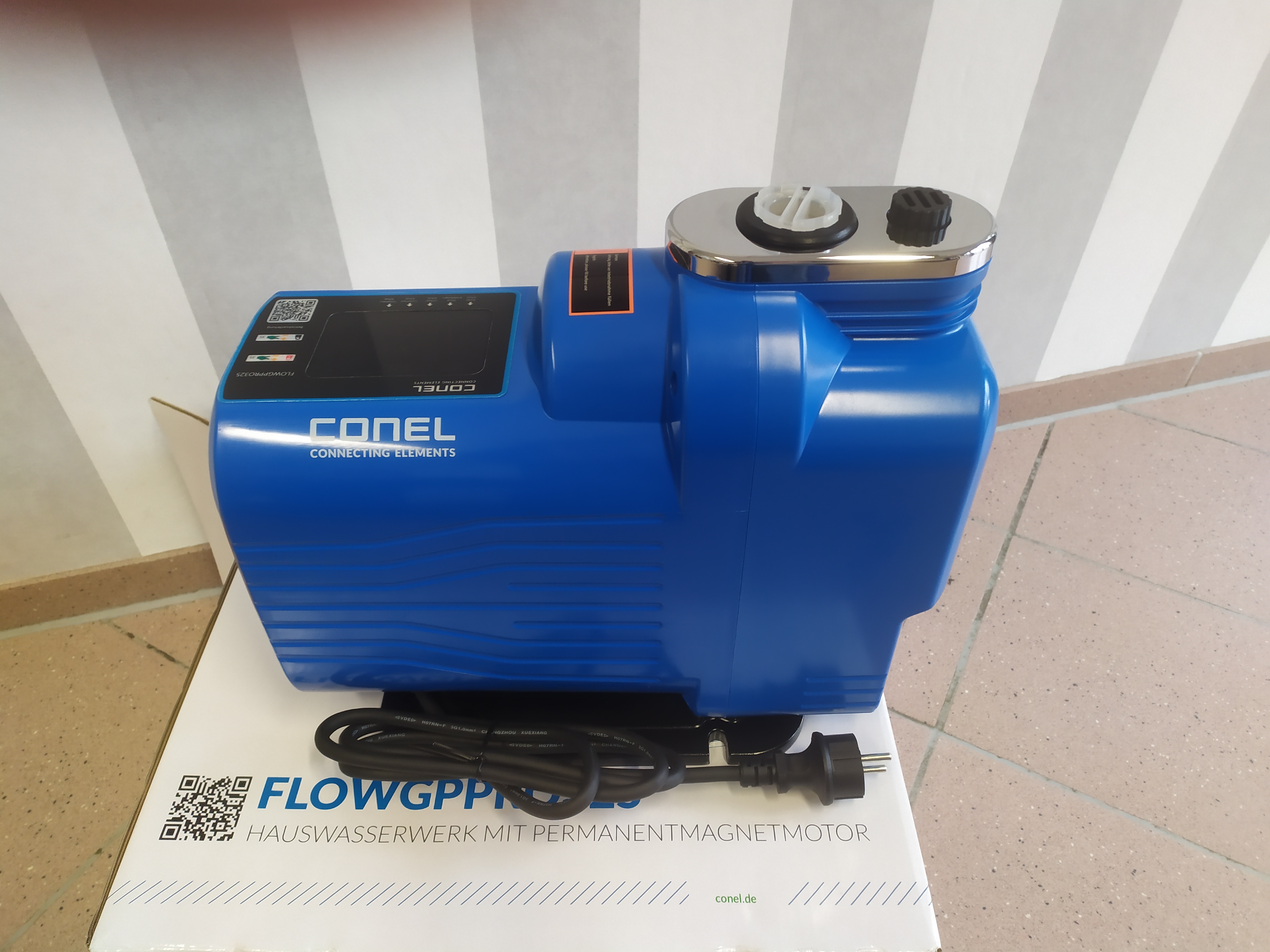 CONEL 539,-Euro FLOWGPPRO325 Automatisches Hauswasserwerk Steckerfertig mit 1,5m Kabel