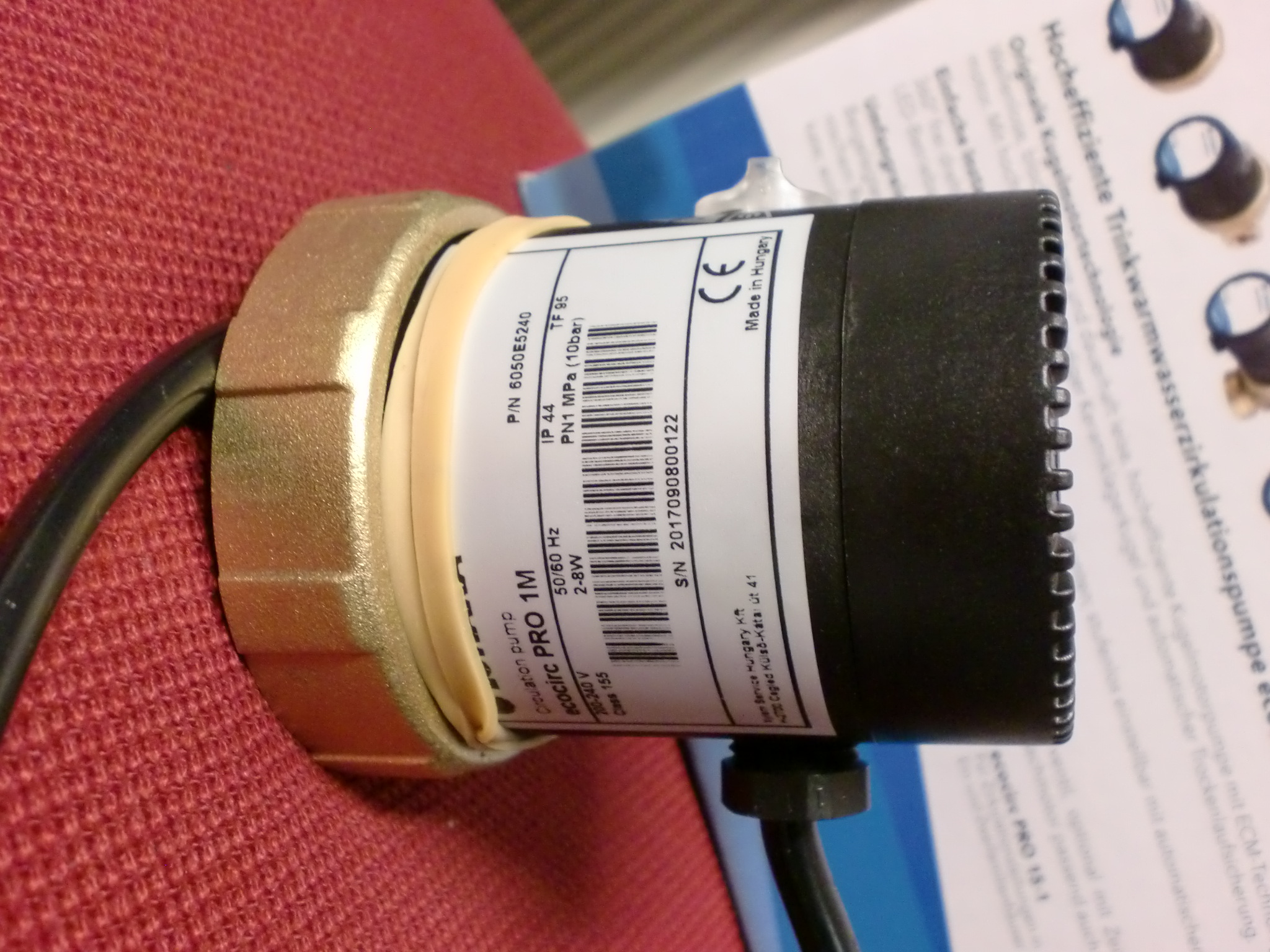 Xylem Lowara (Artiga Concept Perfetto LAING) Pro 1M Austauschmotor Ersatzmotor f. Zirkulationspu