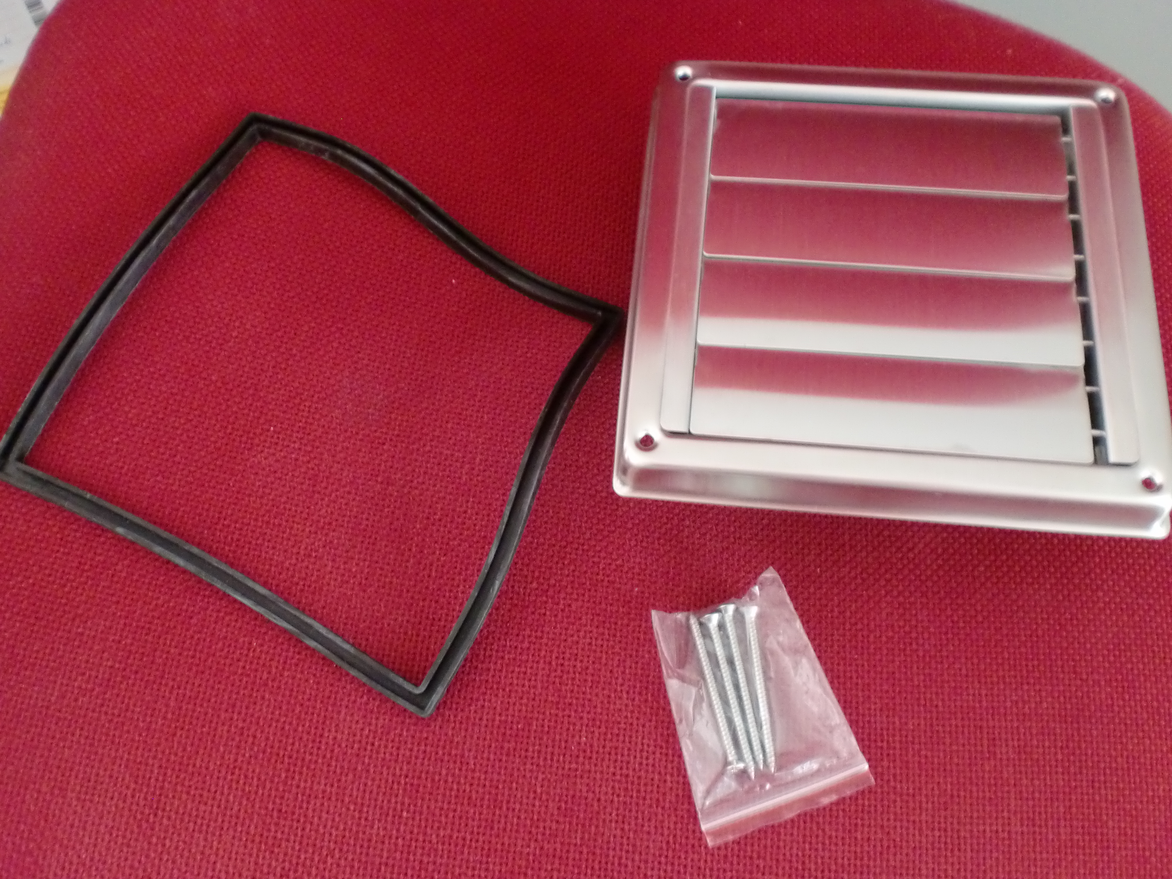 Edelstahl Aussenjalousieklappe DN100 Edelstahl Klappe Lüftung