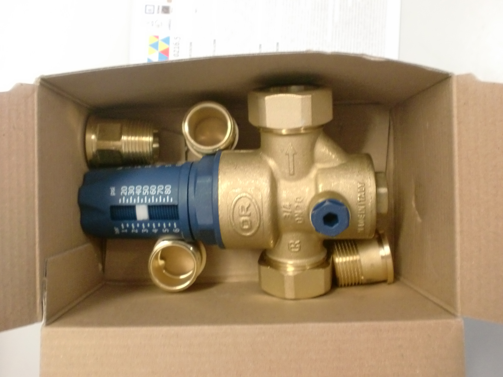 Trinnity ( OR ) Messing Druckminderer 3/4" DN20 mit Verschraubungen DM20TR Kopie