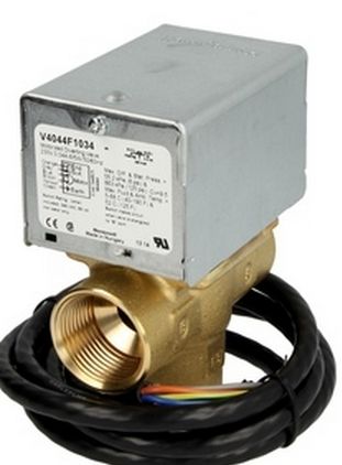 Honeywell Dreiwege Zonenventil 3/4" IG  V4044F V 4044 F mit Anschl  Hilfsschalter / Endlagenschalter
