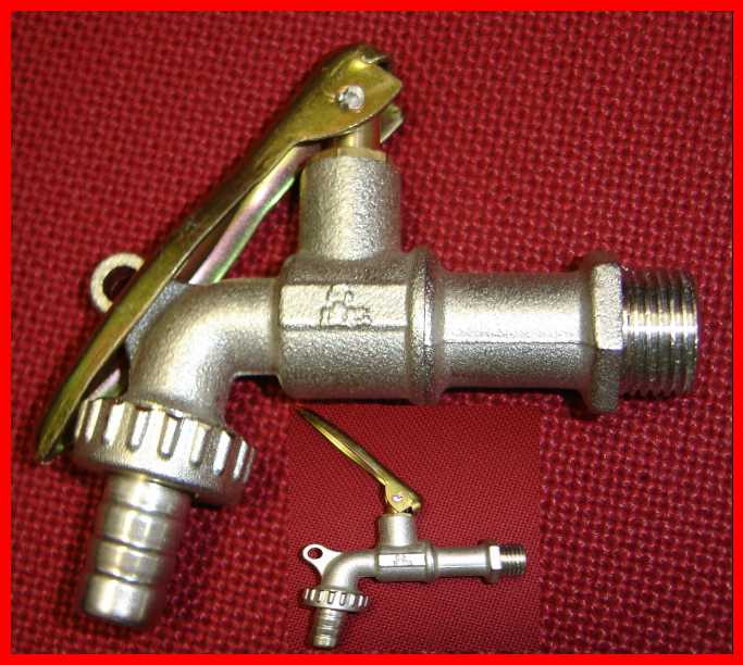 Aussen Auslaufhahn absperrbar abschliessbar Kugelhahn 1/2" DN15