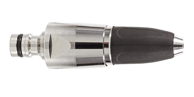 GEKA Garten Spritzdüse Schwere Ausführung Messing vernickelt